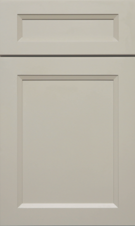 Oyster Transitional painted cabinet door sample