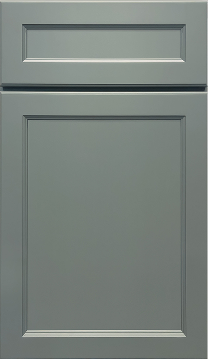 Pebble Green cabinet door sample